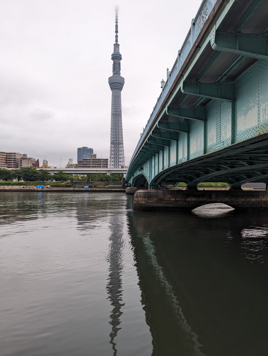 Training (Recovery Run) in Chuo scenery