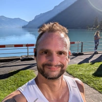 Selfie of Rob Kaper at Jungfrau Marathon 2024