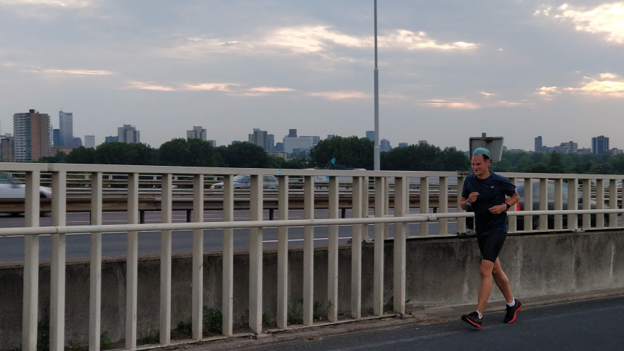 Rob Kaper running Training (Long Run) in Rotterdam