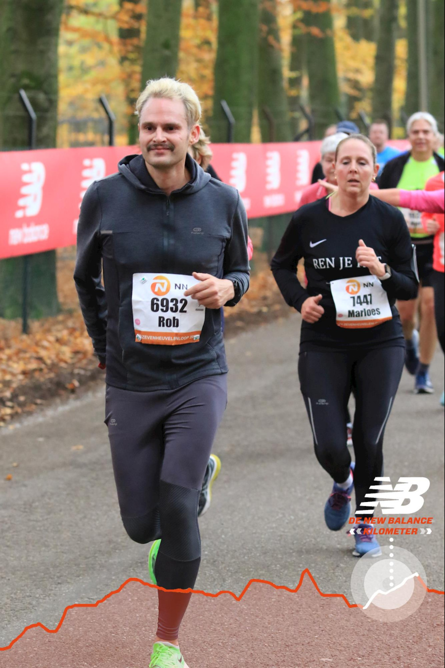 Rob Kaper running Zevenheuvelenloop 2019