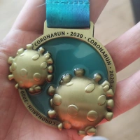 Training (Interval Run) in Rotterdam medal