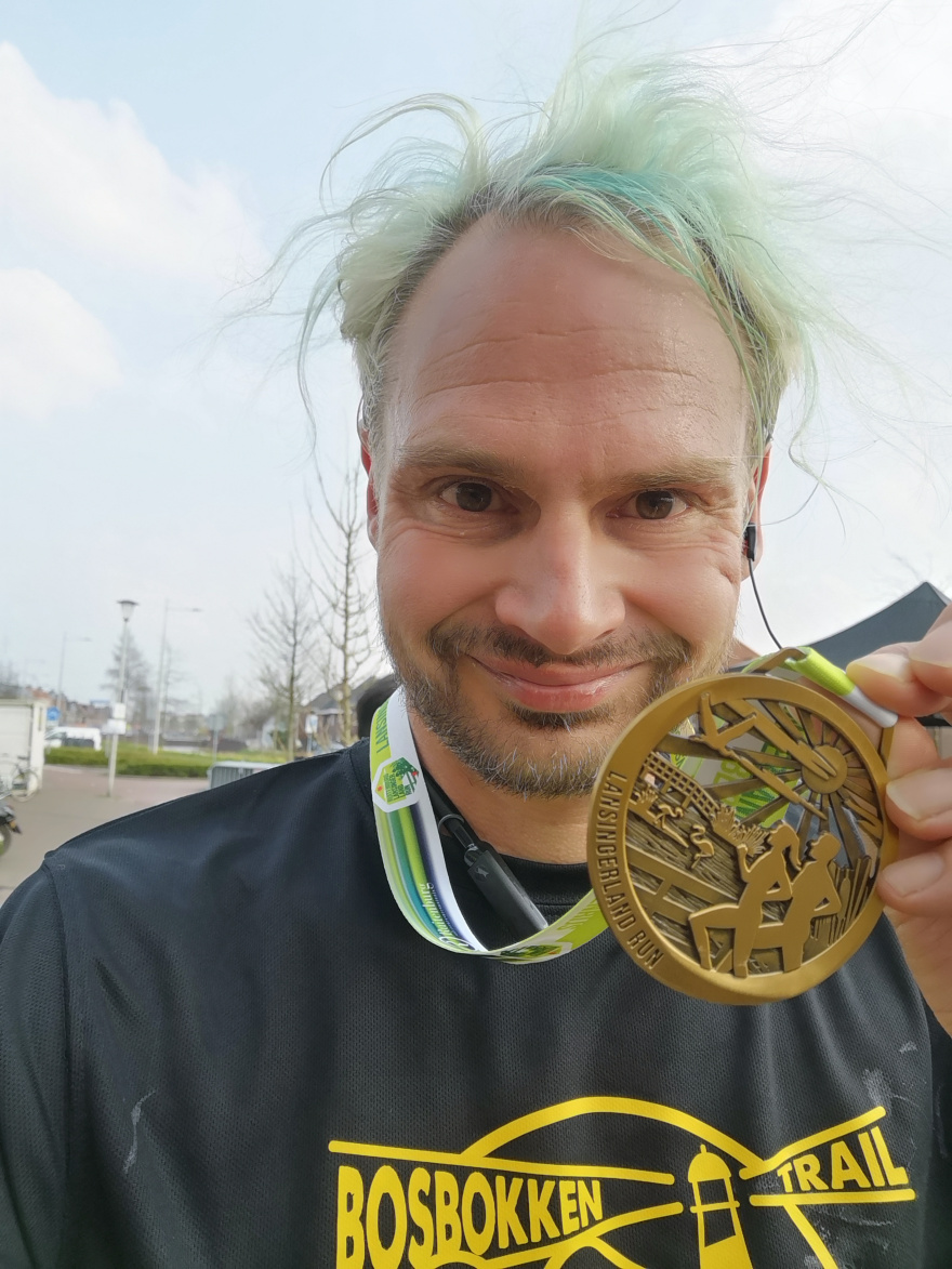 Selfie of Rob Kaper at Lansingerland Run 2022