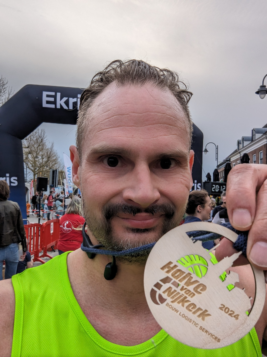 Selfie of Rob Kaper at Halve van Nijkerk 2024