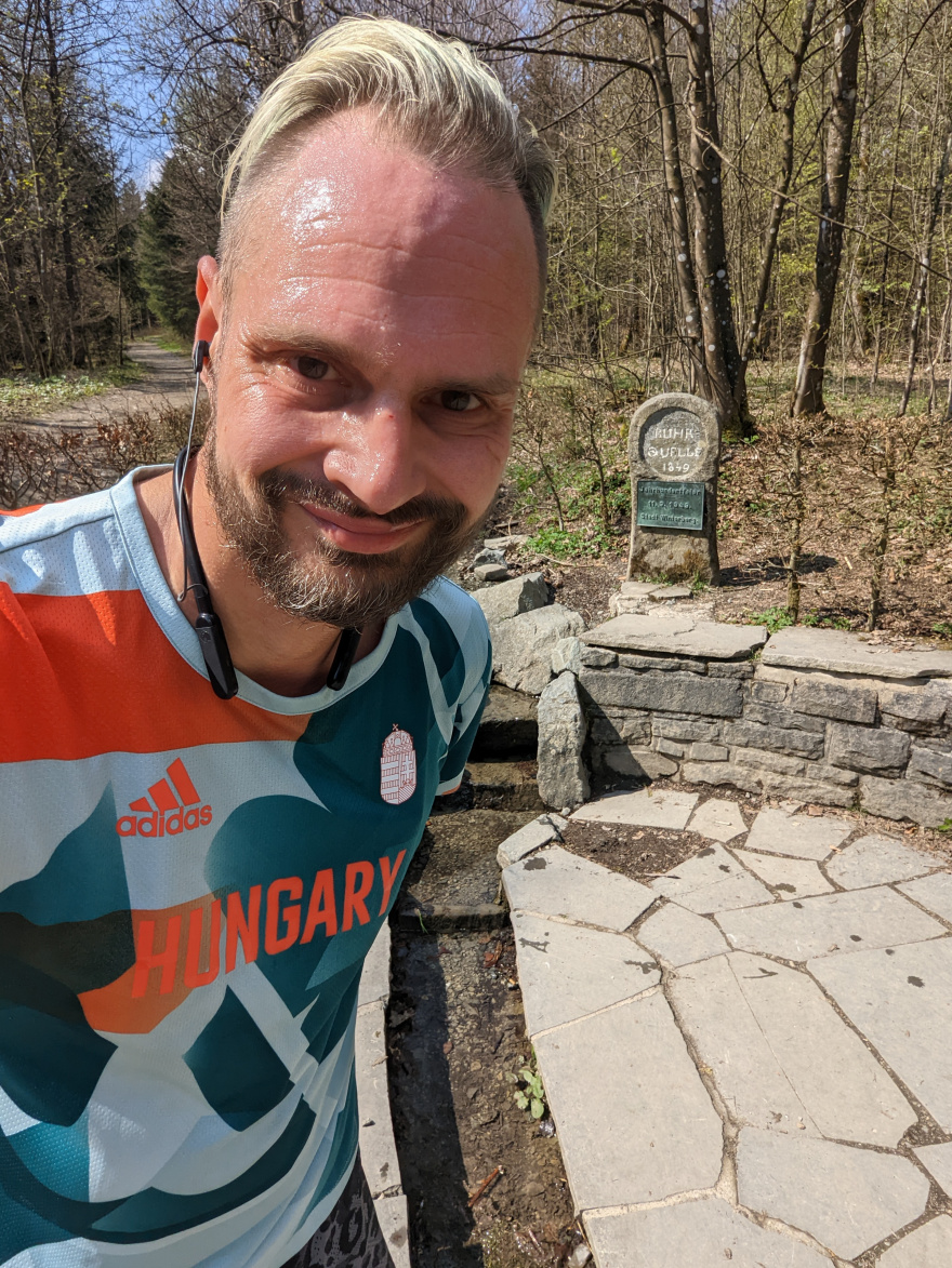 Selfie of Rob Kaper at Training Run in Winterberg