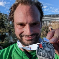 Selfie of Rob Kaper at Halve Marathon Gouda 2022