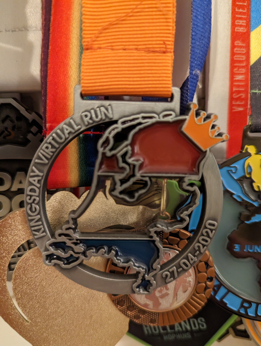 Kingsday Virtual Run 2020 medal