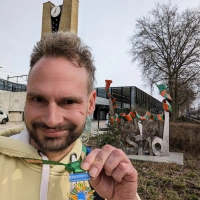 Selfie of Rob Kaper at Kruikenloop 2024