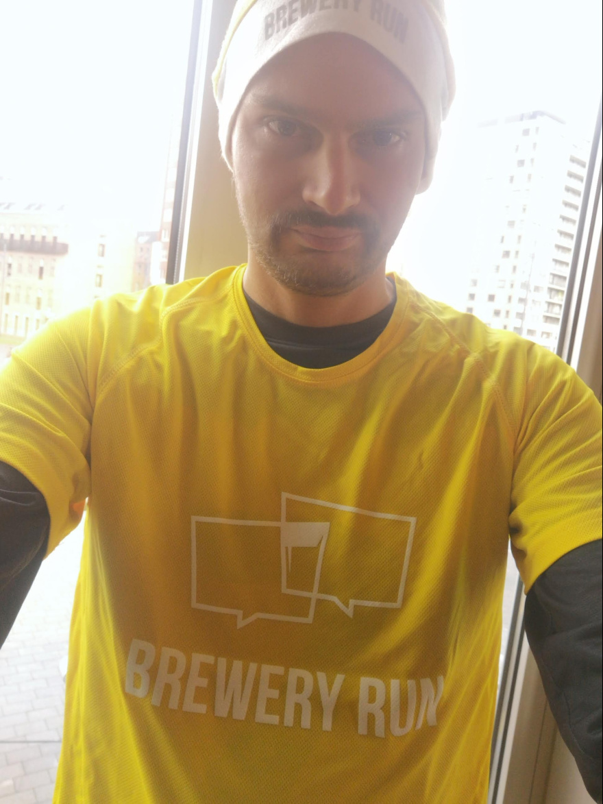 Selfie of Rob Kaper at Brewery Run | X-Mas 2019