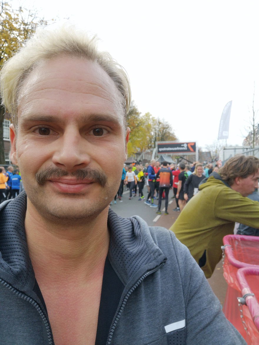 Selfie of Rob Kaper at Zevenheuvelenloop 2019