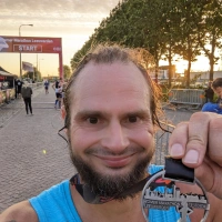 Selfie of Rob Kaper at Zomer Marathon Leeuwarden 2023