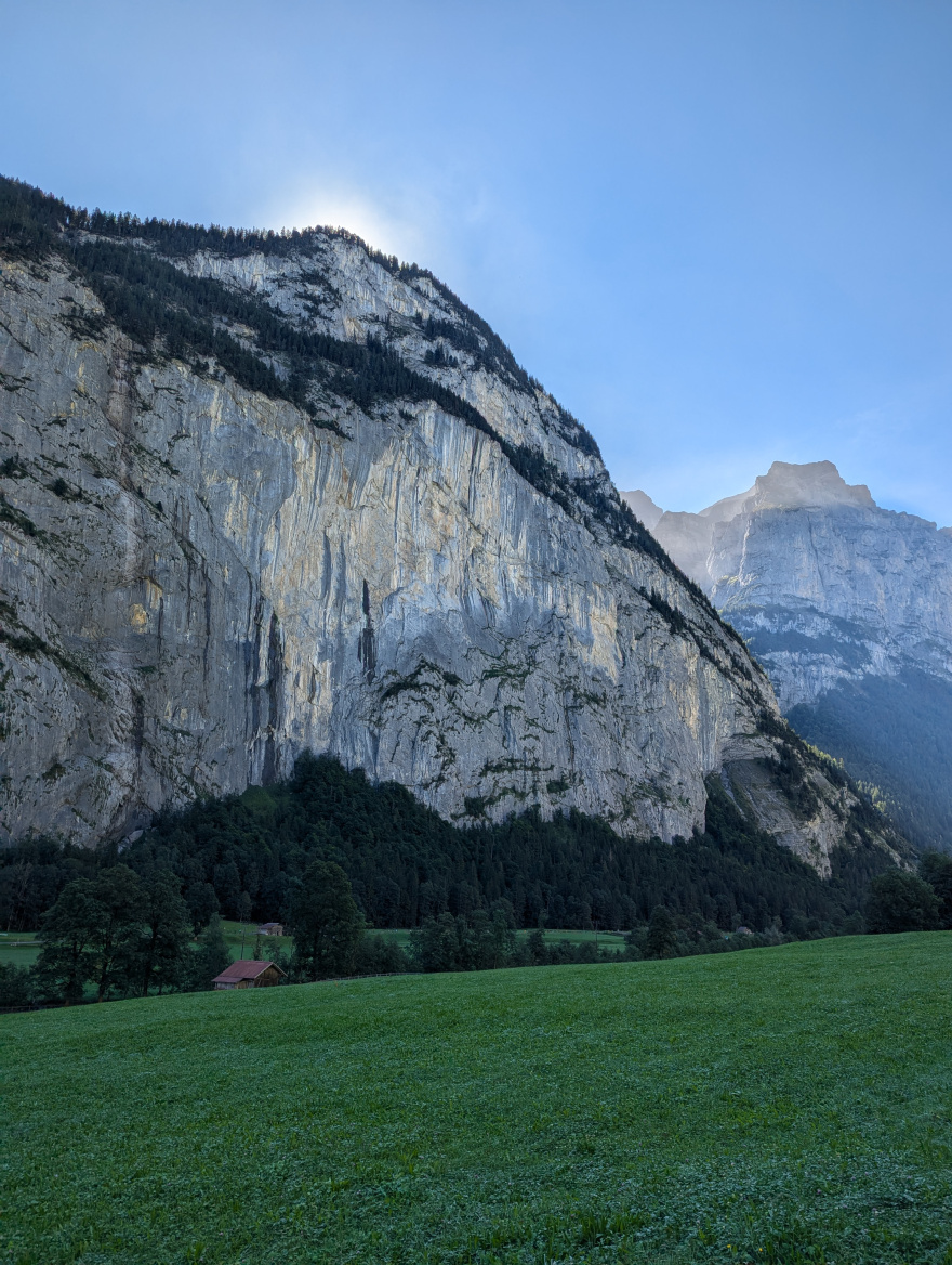 Jungfrau Marathon 2024 scenery