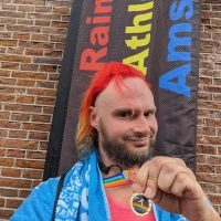 Selfie of Rob Kaper at Pride Run 2023