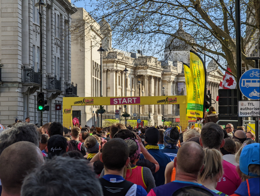 London Landmarks Half Marathon 2022 event impression