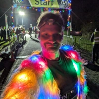 Selfie of Rob Kaper at AVH Nightrun 2024