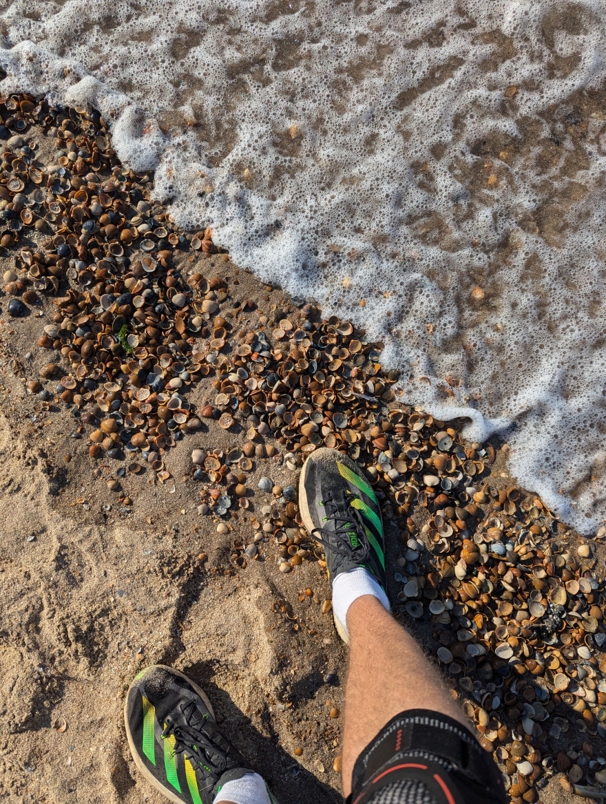 Selfie of Rob Kaper at Kustmarathon Zeeland 2024