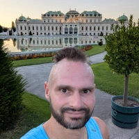 Selfie of Rob Kaper at Training (Easy Run) in Vienna