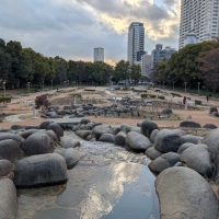 Training (Easy Run) in Osaka scenery