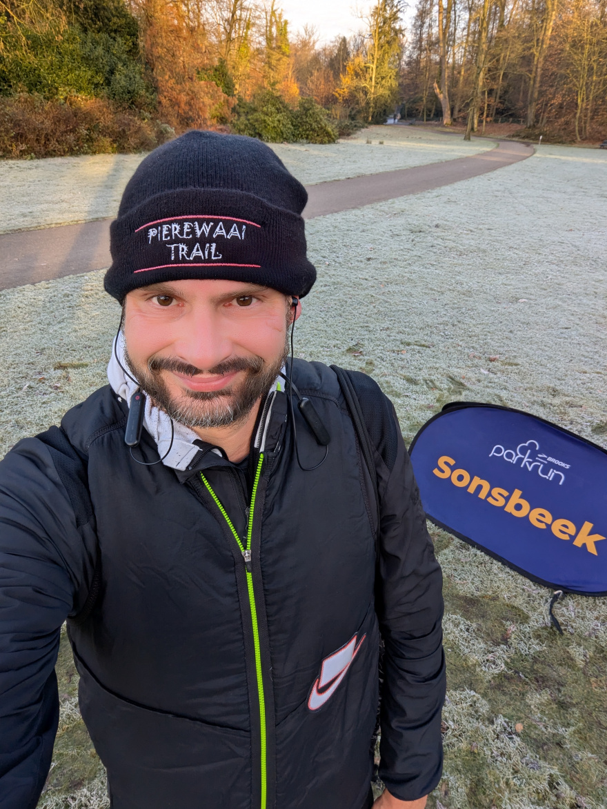 Selfie of Rob Kaper at Sonsbeek Parkrun 2024