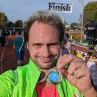 Selfie of Rob Kaper at Halve Marathon Doetinchem 2022