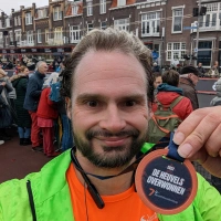 Selfie of Rob Kaper at Zevenheuvelenloop 2022