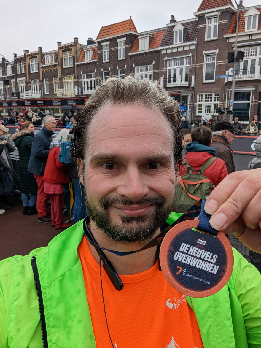 Selfie of Rob Kaper at Zevenheuvelenloop 2022