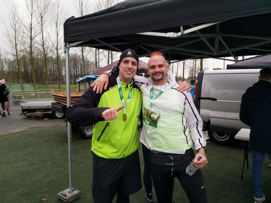 Selfie of Rob Kaper at Zuiderparkloop 2020