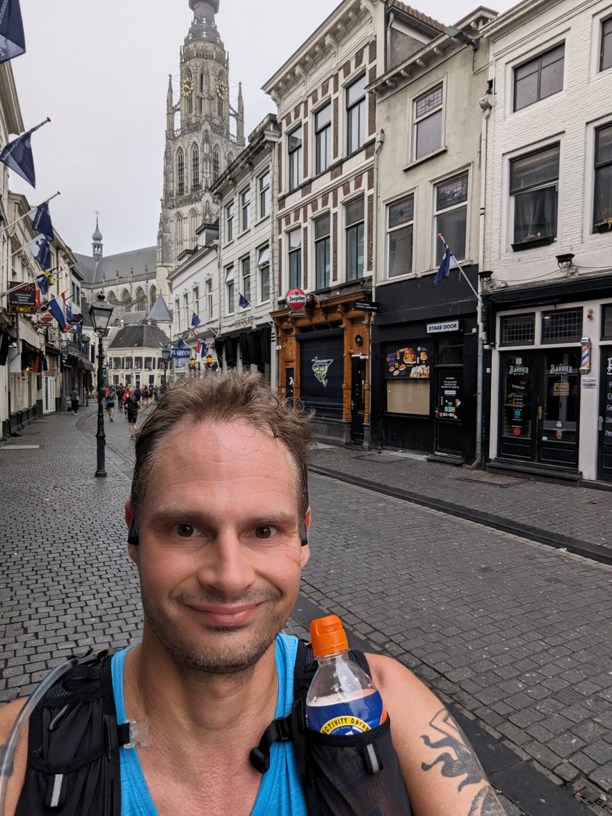 Selfie of Rob Kaper at Virtuele Marathon Breda 2024