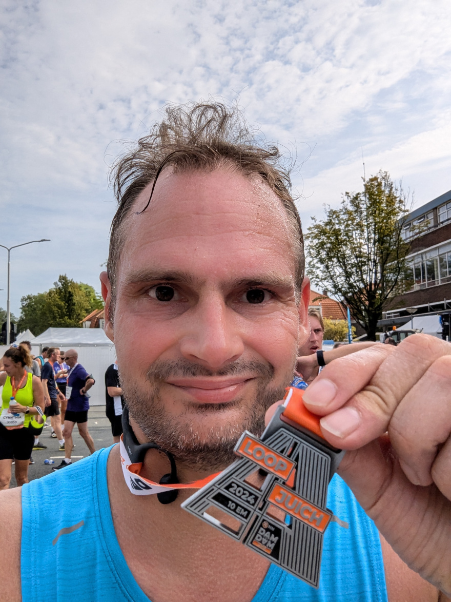 Selfie of Rob Kaper at Dam tot Damloop 2024