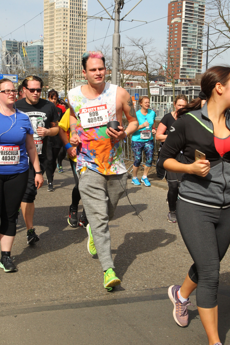 Rob Kaper running City Run 2018