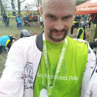 Selfie of Rob Kaper at Run Richmond Park 2020