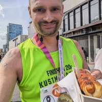 Selfie of Rob Kaper at Marathon Rotterdam 2024