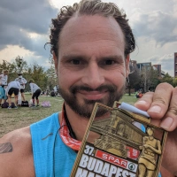 Selfie of Rob Kaper at Budapest Maraton 2022