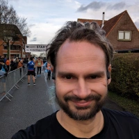 Selfie of Rob Kaper at Oliebollenloop 2023
