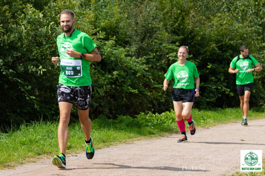 Rob Kaper running Rotte Dam Loop 2021