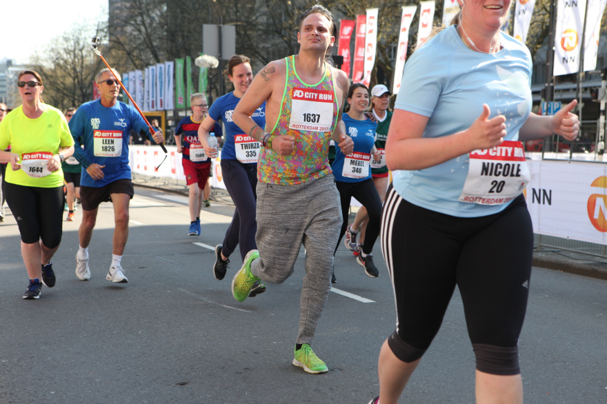 Rob Kaper running City Run 2017