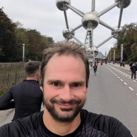 Selfie of Rob Kaper at Brussels Marathon 2024