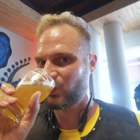 Selfie of Rob Kaper at Brewery Run 2020