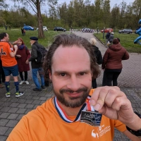 Selfie of Rob Kaper at Koningsloop 2023
