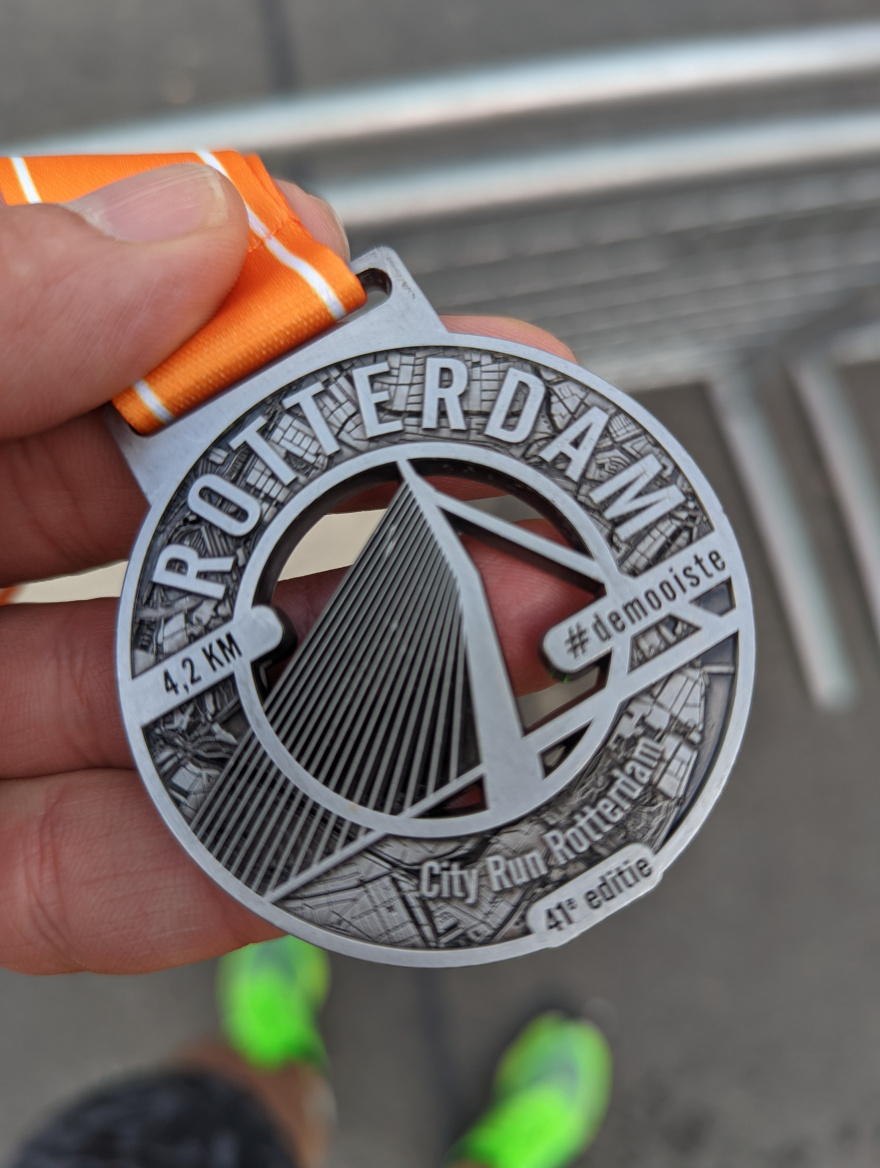 City Run 2022 medal