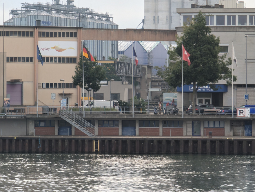 Training (Easy Run) in Basel scenery