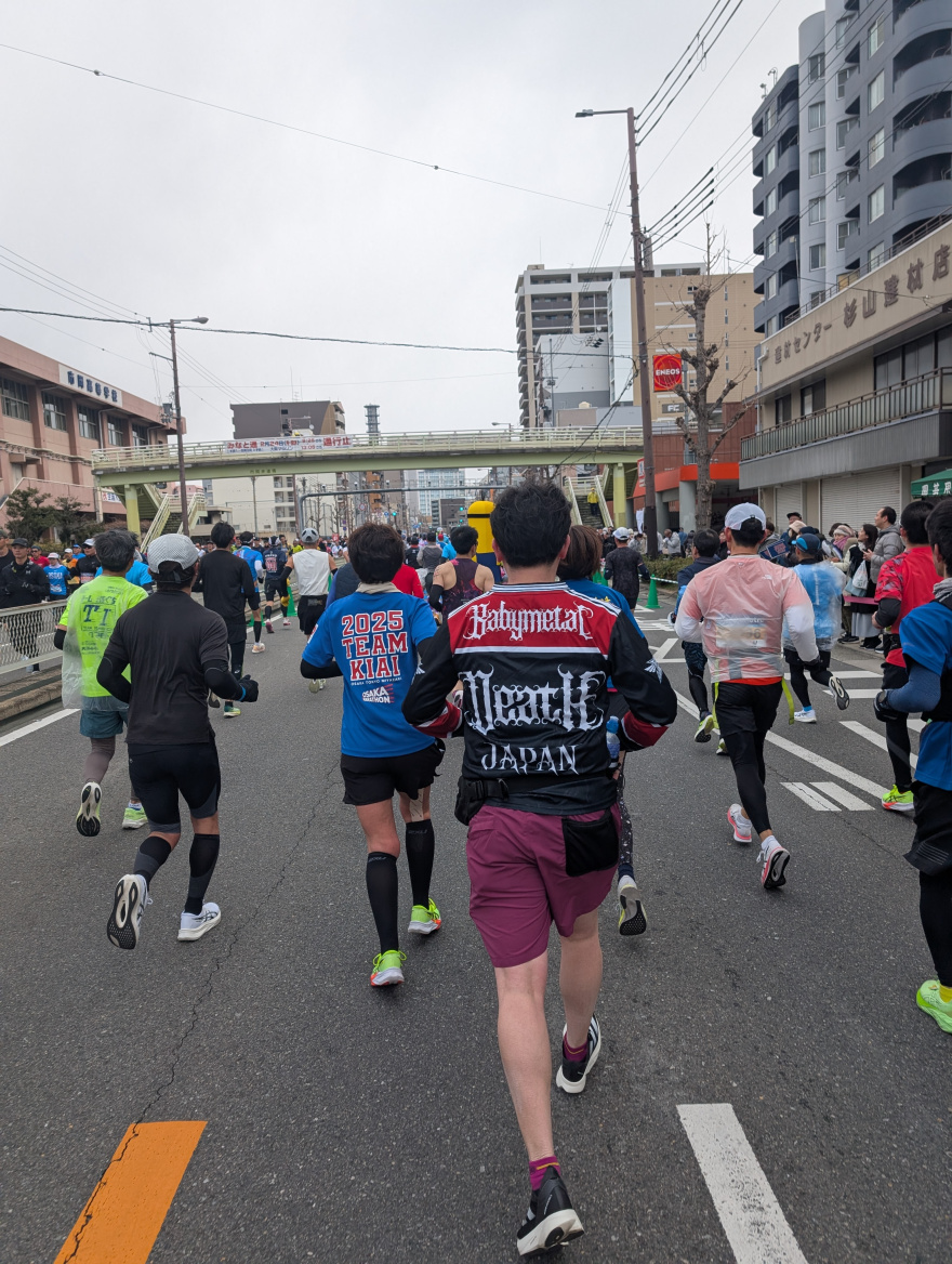 Osaka Marathon 2025 scenery