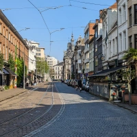 Training (Easy Run) in Antwerp scenery