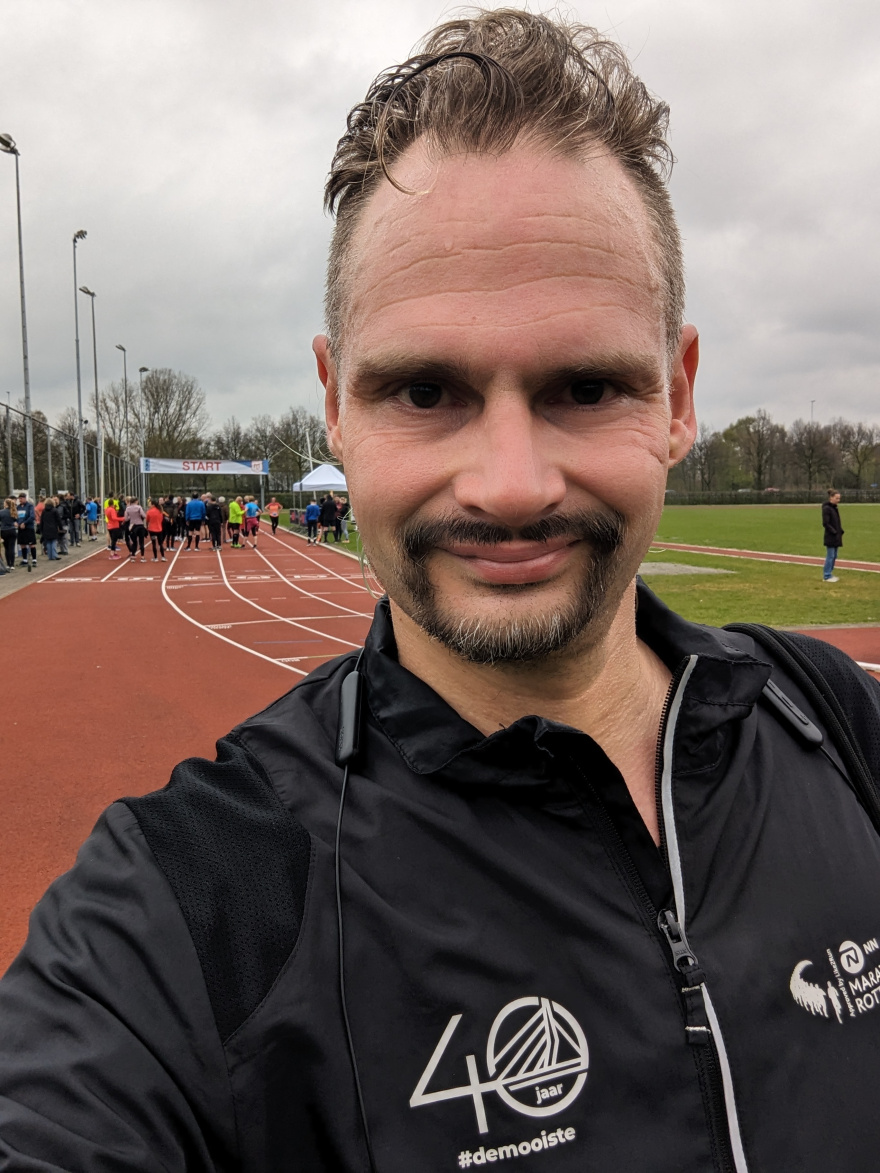 Selfie of Rob Kaper at Paasloop 2024