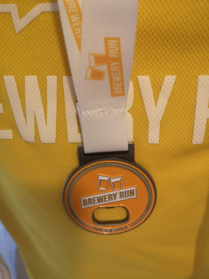 Brewery Run | Run & Collect 2021 medal