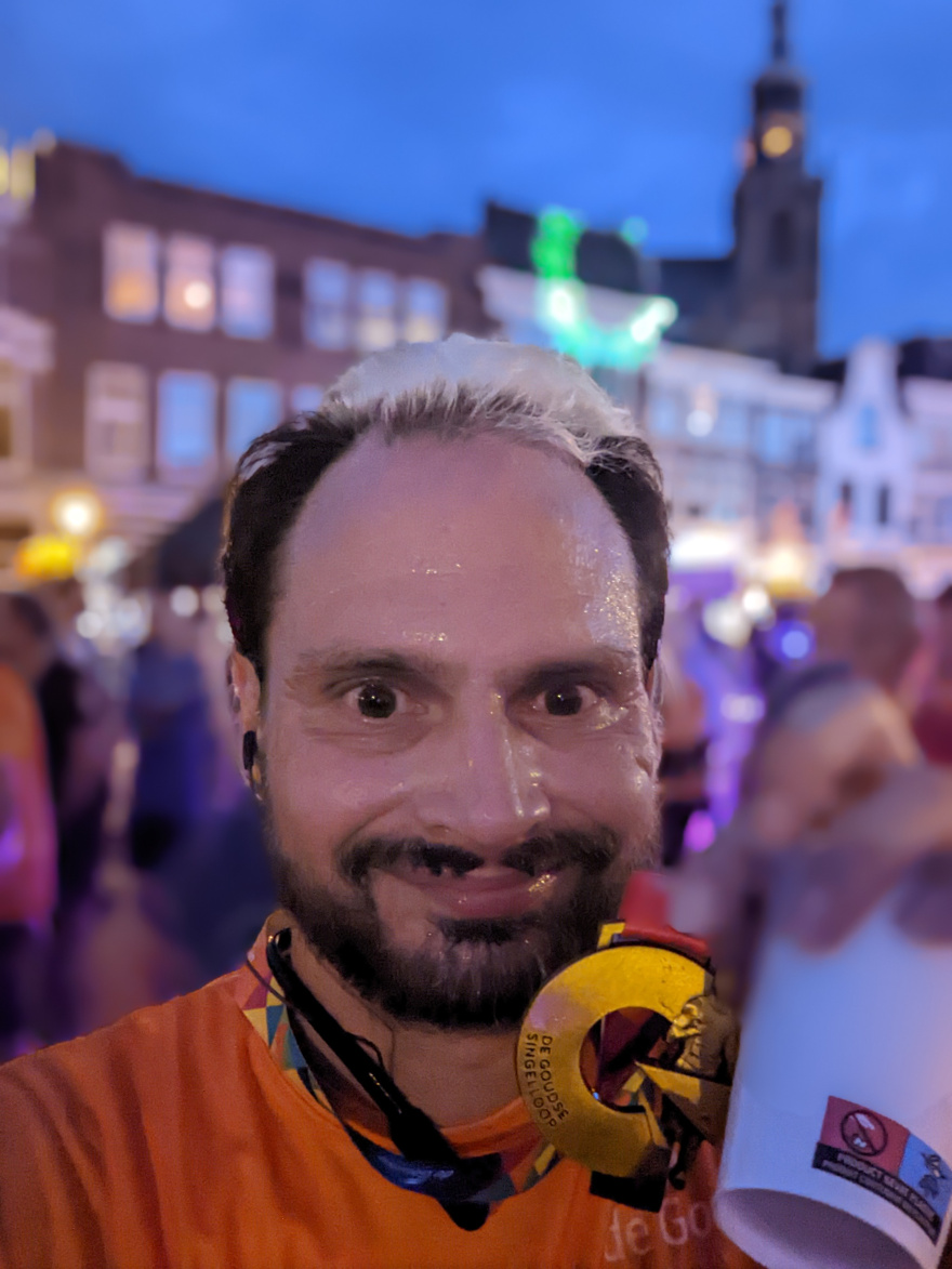 Selfie of Rob Kaper at Goudse Singelloop 2022