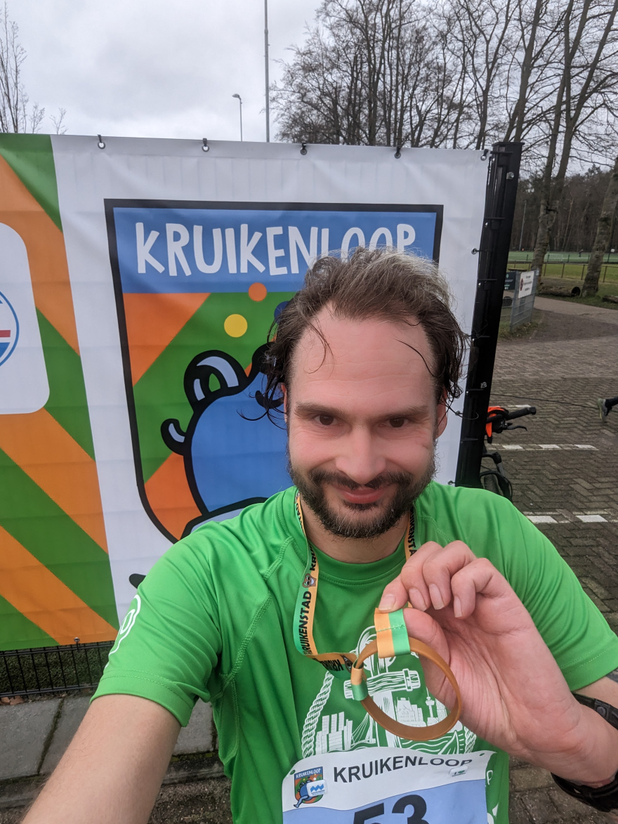 Selfie of Rob Kaper at Kruikenloop 2023