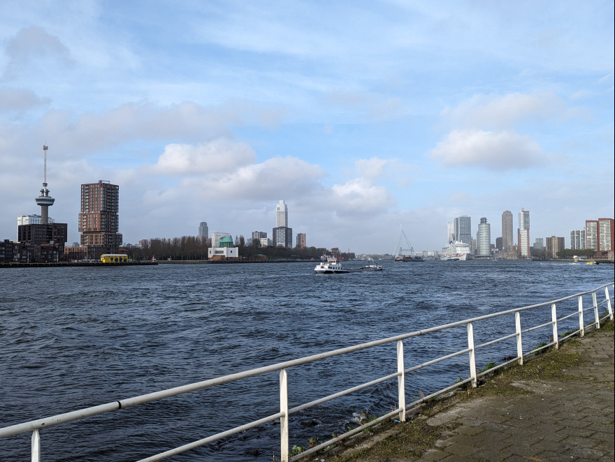 Training (Easy Run) in Rotterdam scenery