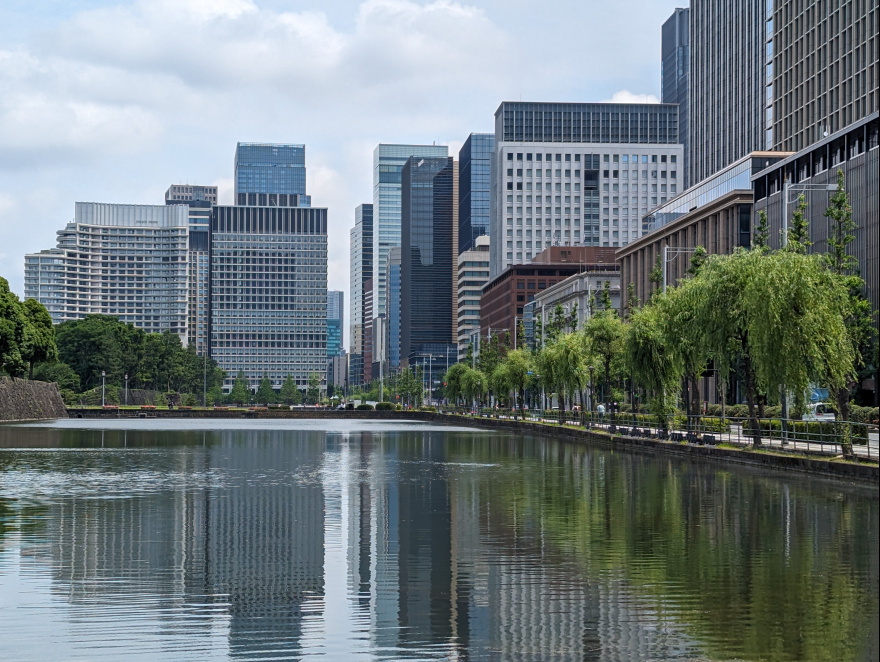 Imperial Palace Marathon 2024 scenery