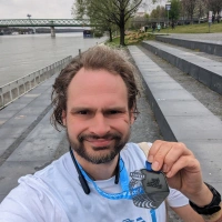 Selfie of Rob Kaper at Bratislava Polmaratón 2023