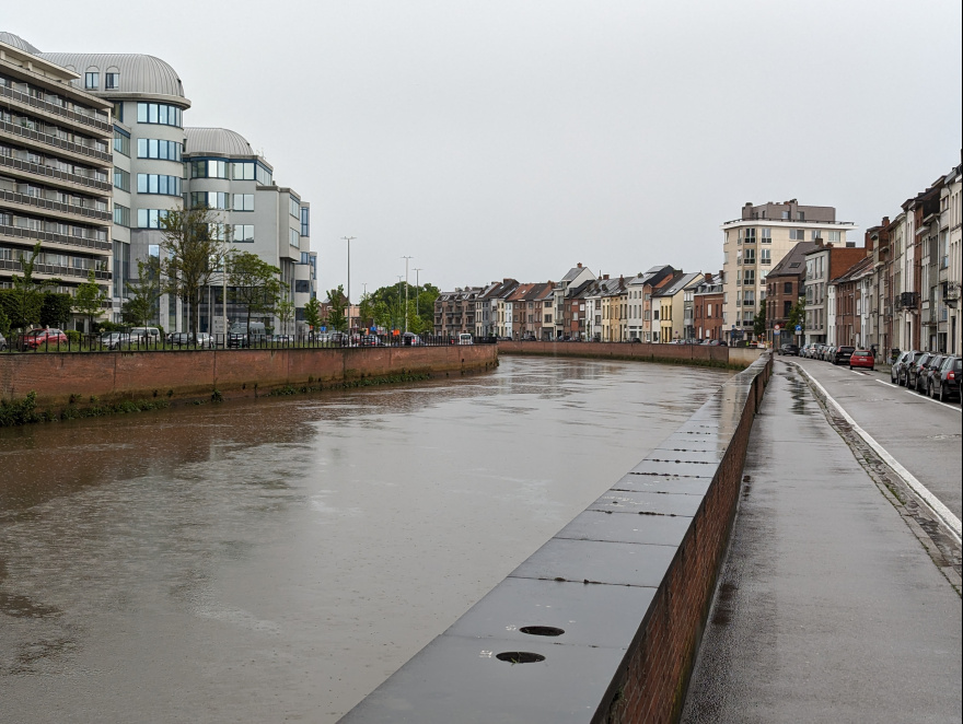 Training (Recovery Run) in Mechelen scenery